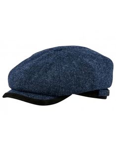 Genuine Scottish Harris Tweed pure wool Gatsby cap baker boy newsboy applejack paper poor boy Classic Navy Wool Hat, Fiddler Cap, Irish Hat, Baker Boy Hat, Safari Hat, Trilby Hat, Wool Caps, Vintage Biker, Baker Boy