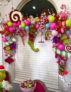 #homedecor, #interior design, #homedesign, #decorinspiration Everyday Garland Decor, Cindy Lou Who Tree, Bungalow Christmas, Candyland Tree, Christmas Whoville, Whoville Christmas Decorations, Grinch Baby, Whoville Christmas