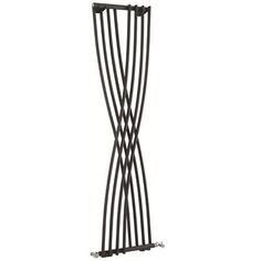 a black metal rack with four bars on it