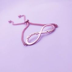 🎗INFINITY KNOT NAME BRACELET🎗 •Starting under $40 this week only! •Buy Now Pay Later with interest free installment payment options! Just select the provider of your choice at checkout! Introducing our Infinity Bracelet – a symbol of everlasting connections. Crafted in a mesmerizing #8 shaped knot, this custom bracelet offers a unique canvas for personalization with 1-6 names. PVD vacuum coated with authentic 18k gold, it exudes elegance in gold, silver, or rose gold. Cherish your special mome Special Gifts For Mom, Mothers Bracelet, Infinity Knot, Custom Bracelet, Moms Bracelet, Choker Pendant, Custom Charms, Mom Jewelry, Unique Canvas