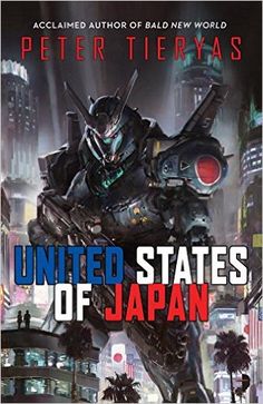 a movie poster for the united states of japan with an image of a giant robot