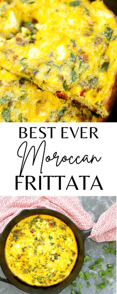 an egg frittata Fatata Eggs, Egg Fattah Recipe, Breakfast Ideas From Around The World, Senegal Recipes, Moroccan Vegan, Mediterranean Frittata, Atkins Breakfast, Egg Frittata Recipes