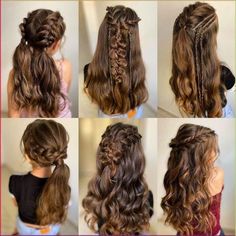 Easy Trendy Hairstyles, Hair Inspiration Long, Hairstyles For Girls, Peinados Fáciles Para Cabello Corto, Hair Up Styles, Hairdo For Long Hair, Short Hair Styles Easy