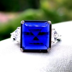 Tanzanite Rings, Celestial Ring, Tanzanite Jewelry, Rings Silver, Tanzanite Ring, Tanzanite Gemstone, Sterling Jewelry, Silver Wedding Rings, Ring Blue