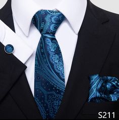 Color: S211 Dark Blue Wedding, Necktie Set, Plaid Shirt Men, Tie For Men, Wedding Present, Tie Gifts, Red Suit, Factory Design, Elegant Man