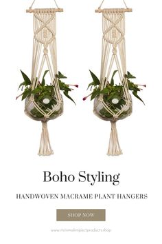 This decorative handmade macrame plant hanger will showcase your plants in any indoor or outdoor area. Green up any room in your house by adding your favorite potted plant. 39.37 inches long these are suitable for flower pots that are 7.87 inches in diameter and 7.09 inches in height.
They would make an excellent gift for birthday or Christmas for any of your friends or relatives that are plant lovers. Plant Macrame Hanger, Wall Planters Indoor, Plant Hanger Macrame, Wall Plant Hanger, Macrame Hanging Planter, Jute Hanging, Cotton Plant, White Plants, Macrame Hanging