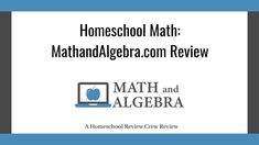 the homeschool math review is shown