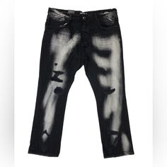 Arketype Bottom Grind Jeans P2119x1 Style# P2119x1 Color: Black 98% Cotton, 2% Lycra Made In Pakistan Urban Black Jeans For Summer, Black Distressed Grunge Jeans, Black Distressed Jeans In Grunge Style, Black Grunge Jeans For Spring, Urban Black Ripped Jeans, Edgy Distressed Black Jeans, Edgy Black Distressed Jeans, Black Grunge Jeans For Summer, Grunge Black Summer Jeans