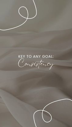 the words key to any goal constipitcy are written in white on a beige background