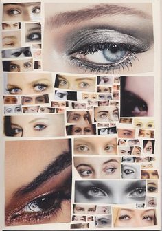 a collage of photos with different types of eyes