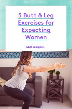 A strong lower body can help make your pregnancy a lot more comfortable and speed your postpartum recovery. Here are a few exercises pregnant people can try. Pregnancy Leg Workout, Pregnancy Squats, Squats Video, Leg Strengthening Exercises, Exercise While Pregnant, Exercise For Pregnant Women, Bad Knee Workout, Pregnancy Women