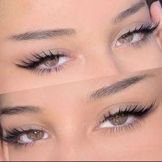 Cateye Eyelashes Extensions, Cat Eye Lash, Doll Eye Makeup, Eyelash Extentions, Wispy Lashes