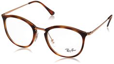 PRICES MAY VARY. Case included Lenses are prescription ready (rx-able) Squared shape Thin nylon frame with fine metal bridge and temples. This frame follows on trend with transparent colors and striped tones Glasses Frames Trendy, Brown Glasses, Metal Bridge, Trendy Glasses, Eyeglasses Frames For Women, Ray Ban Eyeglasses, Eye Frames, Square Faces, Prescription Eyeglasses