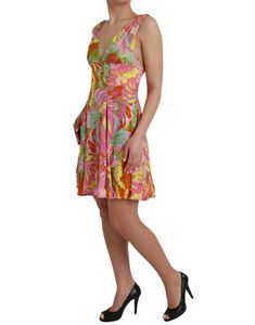 Indulge in the essence of spring with this Gorgeous, brand new, 100% Authentic Dolce & Gabbana floral-print chiffon dress. A romantic multicolor design on luxurious silk fabric, this A-line knee length dress is a timeless addition to your wardrobe. Fasten with ease thanks to the smooth zipper closure, and enjoy the subtle nod to opulence with elegant logo details. Crafted with love in Italy, it’s a piece that speaks to the art of fashion. Material: 100% Silk Color: Multicolor Country of origin: Floral Print Chiffon Dress, Floral Print Chiffon, Elegant Logo, Flare Mini Dress, Dolce E Gabbana, Silk Chiffon, Dolce & Gabbana, V Neck Dress, Clothes Collection