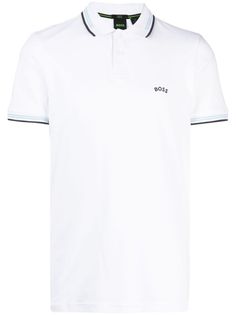 white/light blue/navy blue jersey texture striped border logo print to the front polo collar front button placket short sleeves straight hem Polo Jersey, Blue Jersey, Polo Shirt White, Blue Polo, Cotton Polo Shirt, Mens Joggers, Cotton Polo, Polo Collar, Button Placket