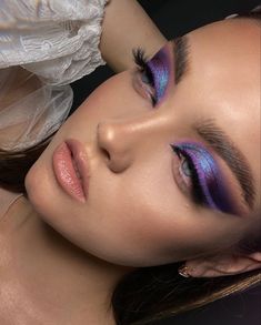 Mekap Mata, Purple Eye Makeup, Rave Makeup, Smink Inspiration, Makijaż Smokey Eye, Dope Makeup, Edgy Makeup, Makeup Eye Looks, Creative Makeup Looks