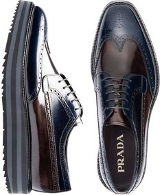 They were FLY for all of 2.2 seconds!! WTF????? Prada Women, Adidas Shoes Mens, Brogue Boots, Monk Strap Shoes, Best Shoes For Men, Brogue Shoes, Leather Chelsea Boots, Designer Dress