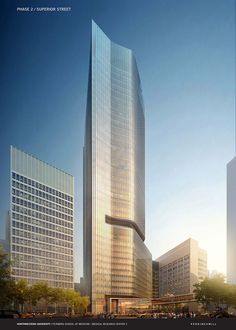 an artist's rendering of the planned skyscraper