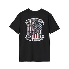 American Militia Softstyle T-shirt Second Amendment Supporter Tee, Crossed AR-15 Rifles, USA Flag and Alligator Shirt, Florida Patriotic - Etsy Summer Outfits, Shop Now, Flag