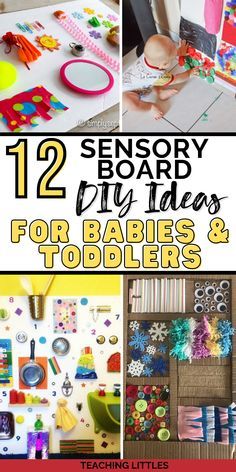 twelve activities for babies and toddlers to play with