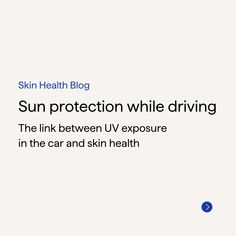 You probably spend more time driving your car than you spend relaxing at the beach, but for which activity do you wear the most sun protection? 🤔 Swipe to find out why the risk of sun damage is 20 times greater on the driver's side 🚘 ⁠ ⁠ Source: "Sun Exposure While Driving: Is It a Real Thing?" SkinCancer.net, Health Union, LLC., 13 June 2018. Driving Gloves, Arm Sleeves, Sun Exposure, Sun Damage, Health Blog, Arm Sleeve, Skin Health, Upf 50, Sun Hats