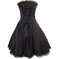 Skelapparel Plus Size Gothic Rockabilly Purple Satin Corset Lace-up Dress Skelapparel, http://www.amazon.com/dp/B00A3UUE76/ref=cm_sw_r_pi_dp_vmicrb1HFB8KS Gothic Rockabilly, Gothic Corset Dresses, Purple Satin Dress, Purple Cocktail Dress, Purple Dresses, Satin Cocktail Dress, Gothic Corset