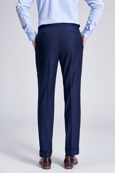 Find Gentleman Light Stripe Blue Pants in Mens Formal Suit for any occasion at BradyMensuit, from casual weekend slacks and chino pants, to mens dress pants and tuxedo pants. Shop online with Navy Stripe men's pants in any size you want.. Formal Suit, Tuxedo Pants, Men Formal, Mens Dress Pants, Casual Weekend, Mens Formal, Three Piece Suit, Formal Suits, Mens Dress