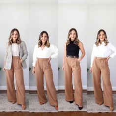 Work Pants Outfit, Fall Trendy Outfits, Wide Leg Pants Outfit Work, Womens Work Pants, Date Night Outfit Fall, Sweater Dress Outfit Winter, Petite Work Outfits, Wide Leg Trousers Outfit, Wide Leg Outfit