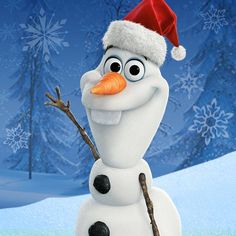 a snowman wearing a santa hat and holding a stick with the words happy wednesday written on it