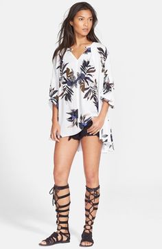 Free People 'Tree Swing' High/Low Top available at #Nordstrom People Tree, Tree Swing, Free People Tunic, High Low Top, Free People Clothing, Spring Summer Outfits, Alternative Fashion, Clothing For Women, Passion For Fashion