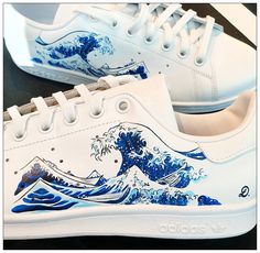 Sneaker Customization, Adidas Custom, Customized Sneakers, Cool Rings For Men, Custom Painted Shoes, White Shoes Men, Custom Shoes Diy, White Nike Shoes, Nike Air Shoes