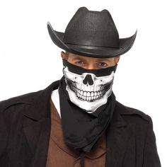 Buy Costume Accessories Skull jaw bandana sold at Party Expert Ghost Outfit, Skull Bandana, Rave Mask, Gothic Costume, Sports Costume, Crochet Skull, Wilde Westen, Skeleton Costume, Zombie Costume