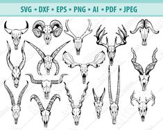 the svg files are available for all types of animal heads and their names on this page