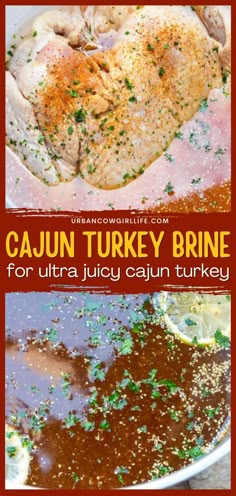 Get ready for an epic main dish! Your Thanksgiving dinner recipes won't be complete without this entree. Infused with cajun turkey brine, you can have a Thanksgiving turkey that's anything but dry or flavorless! Cajun Smoked Turkey Recipe, Turkey Brine Recipes Easy, Cajun Turkey Brine, Turkey Recipe Thanksgiving, Turkey Recipes Easy, Brine For Turkey, Cajun Turkey Recipe, Easy Turkey Recipes Thanksgiving