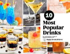 the top ten most popular drinks