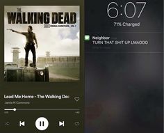 the walking dead app on an iphone