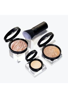 Ready to look simply radiant? This 4-piece kit includes our best-selling, full size Baked Balance-n-Brighten Color-Correcting Foundation, Baked Baking Makeup, Contouring Makeup, Baked Eyeshadow, Jennie Garth, Bronze Highlights, Olive Undertones, Baked Blush, Face Kit, Color Correcting