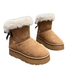 Step into winter with confidence and style in our Cozy Women's Winter Platform Boots. Designed for ultimate comfort and warmth, these boots feature a plush cotton lining that keeps your feet snuggly and cozy during the cold months. The thick, non-slip sole ensures stability on icy surfaces, while the stylish platform design adds a fashionable touch to your winter wardrobe. Perfect for casual outings, snowy adventures, or simply lounging at home, these versatile boots are a must-have this season. Platform Design, Bridesmaids Gifts, Platform Boots, Winter Wardrobe, Snow Boots, Winter Women, Halloween Shopping, Womens Boots, Personal Style