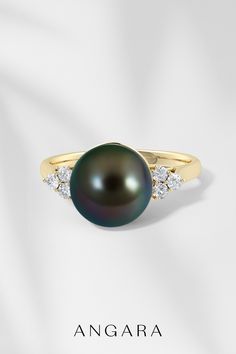 Indulge in all things fine. Click the link to shop our Black Friday Sale now. Tahitian Pearls Jewelry, Tahitian Pearl Ring, Friday Sale, Black Friday Sale, Solitaire Ring, Pearl Jewelry