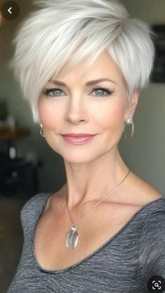 Women Pixie Haircut Short Styles, Very Short Bob With Bangs For Fine Hair, Asymmetric Pixie Haircut, Short Hairstyles For Glasses, Short Stacked Pixie Haircut, White Hair Pixie Cut, Fancy Pixie Hairstyles, Short Women’s Pixie Cut, Women's Short Hairstyle