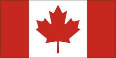 a canadian flag with the maple leaf on it