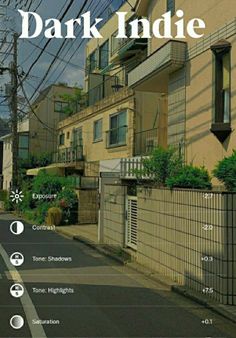 an image of a street with buildings and power lines in the background that says dark india