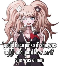 Junko Pose Reference, Junko And Nagito, Junko Kinnie, Junko Pfp, Tiktok Whisper, Izuru Kamukura, Jun K