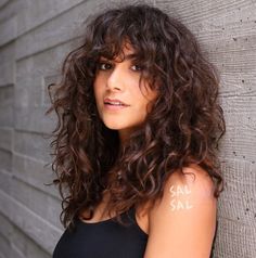 Inverted Lob Curly Hair, Natural Wavy Hairstyles With Bangs, Shaggy Perm Long Hair, 2023 Hair Trends For Women 30, Layered Hairstyles For Wavy Hair, Medium Length Wavy Shag Haircuts, Curly Bangs Medium Length, Curly Shag Haircut Medium No Bangs, Medium Length Curly Hair With Curtain Bangs