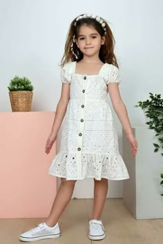 Frok Designs For Kids Cotton, Simple Frock Designs For Kids, Simple Kids Dress Pattern, Simple Frocks For Kids, Cotton Frocks For Kids, Frocks For Kids, Kids Dress Collection, Girls Dresses Sewing