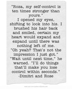 Vampire Academy Vampire Academy Dimitri And Rose, Rose And Dimitri Quotes