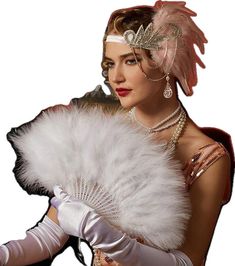 Adjustable Retro Costume Accessories For Costume Party, Vintage Headpieces For Costume Party, Costume Accessories For Mardi Gras Party, Gatsby Style Headpieces For Costume Party, Flapper Headband, 1920s Vintage, The Great Gatsby, Pearl Headband, Earrings Pearl