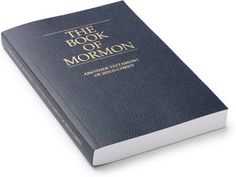 the book of mormon is shown on a white background