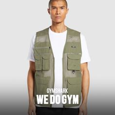 LAYER UP. LEVEL UP. Layer up and level up your fit wherever you’re heading in the Woven Vest. • Functionality AND style• Large cargo pockets with velcro fastening• Breathable mesh material• Side pockets for your hands SIZE & FIT• Regular fit• Regular length• Model is 6'1" and wears size M MATERIALS & CARE• Main: 100% Nylon• Ripstop: 100% Cotton SKU: A5A6U-ECJP Sporty Activewear With Functional Pockets For Streetwear, Sporty Streetwear Activewear With Functional Pockets, Green Outdoor Activewear With Side Pockets, Casual Streetwear Vest With Functional Pockets, Urban Activewear For Sports With Pockets, Urban Activewear With Pockets For Sports, Urban Activewear With Pockets For Workout, Casual Moisture-wicking Vest For Outdoors, Casual Moisture-wicking Outdoor Vest