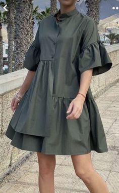 Womens Trendy Dresses, Linen Fashion, Modest Fashion Outfits, Looks Chic, Fashion Design Clothes, African Fashion Dresses, Mode Inspiration, Trendy Dresses